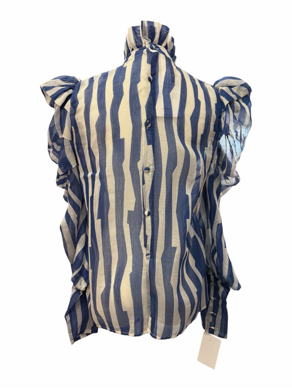 S17 siobhanmolloy blue and white top - Picture 5 of 10